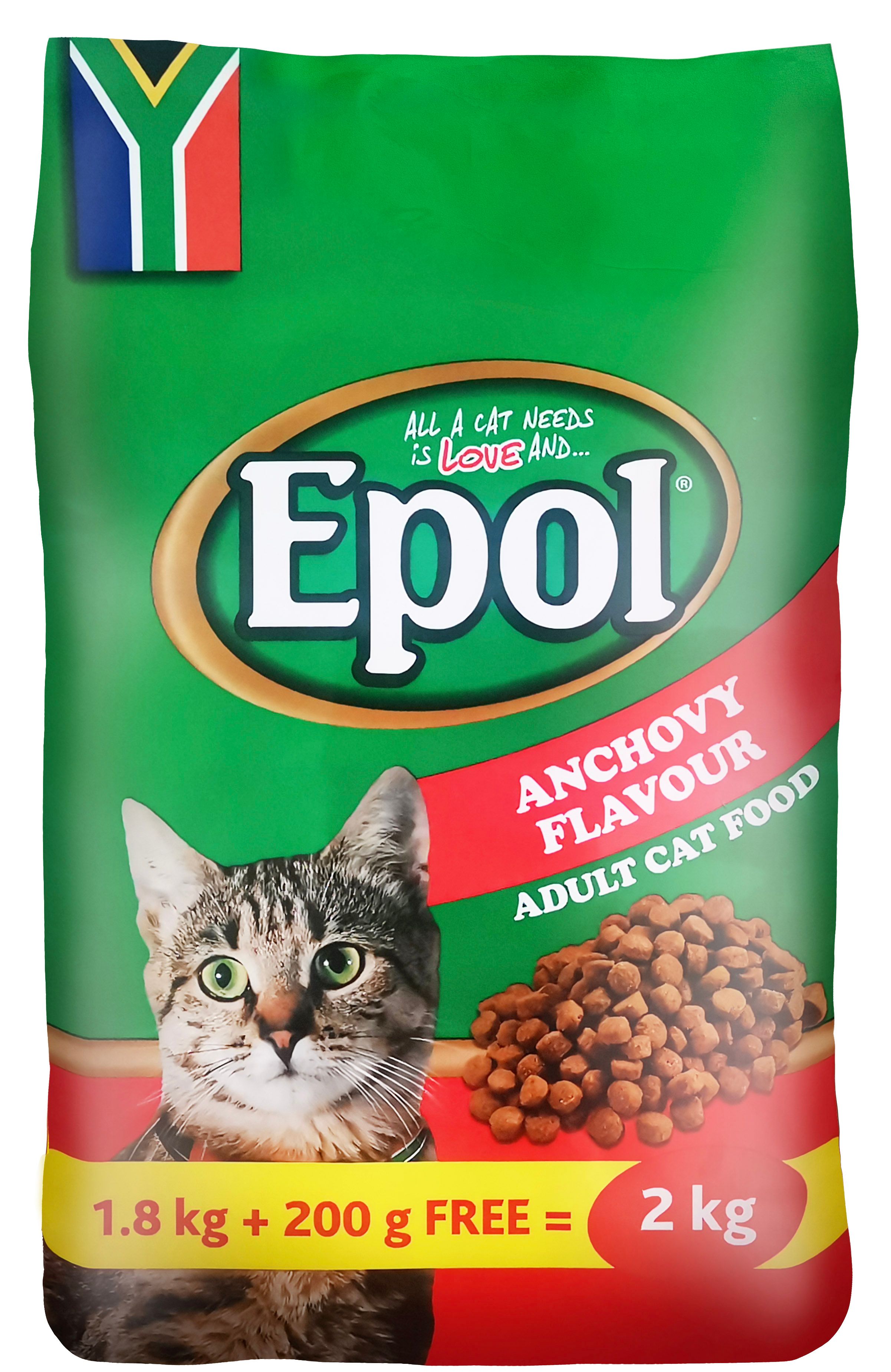 EPOL Dry Cat Food 2kg - Anchovy