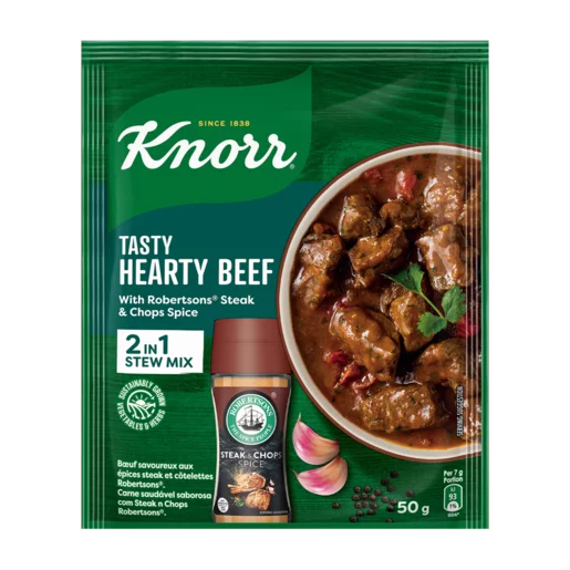 KNORR Tasty Hearty Beef with Steak & Chops 52g x 10