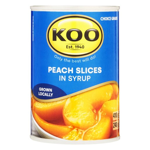 KOO Peach Slices 410g