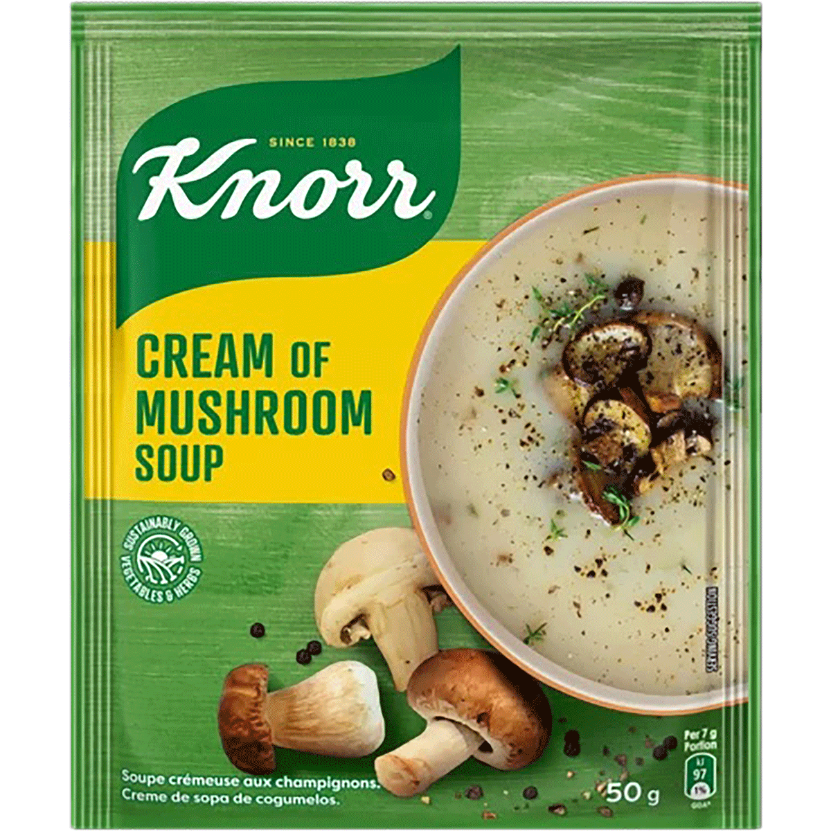 KNORR Soup Cream of Mushroom 50g x 10
