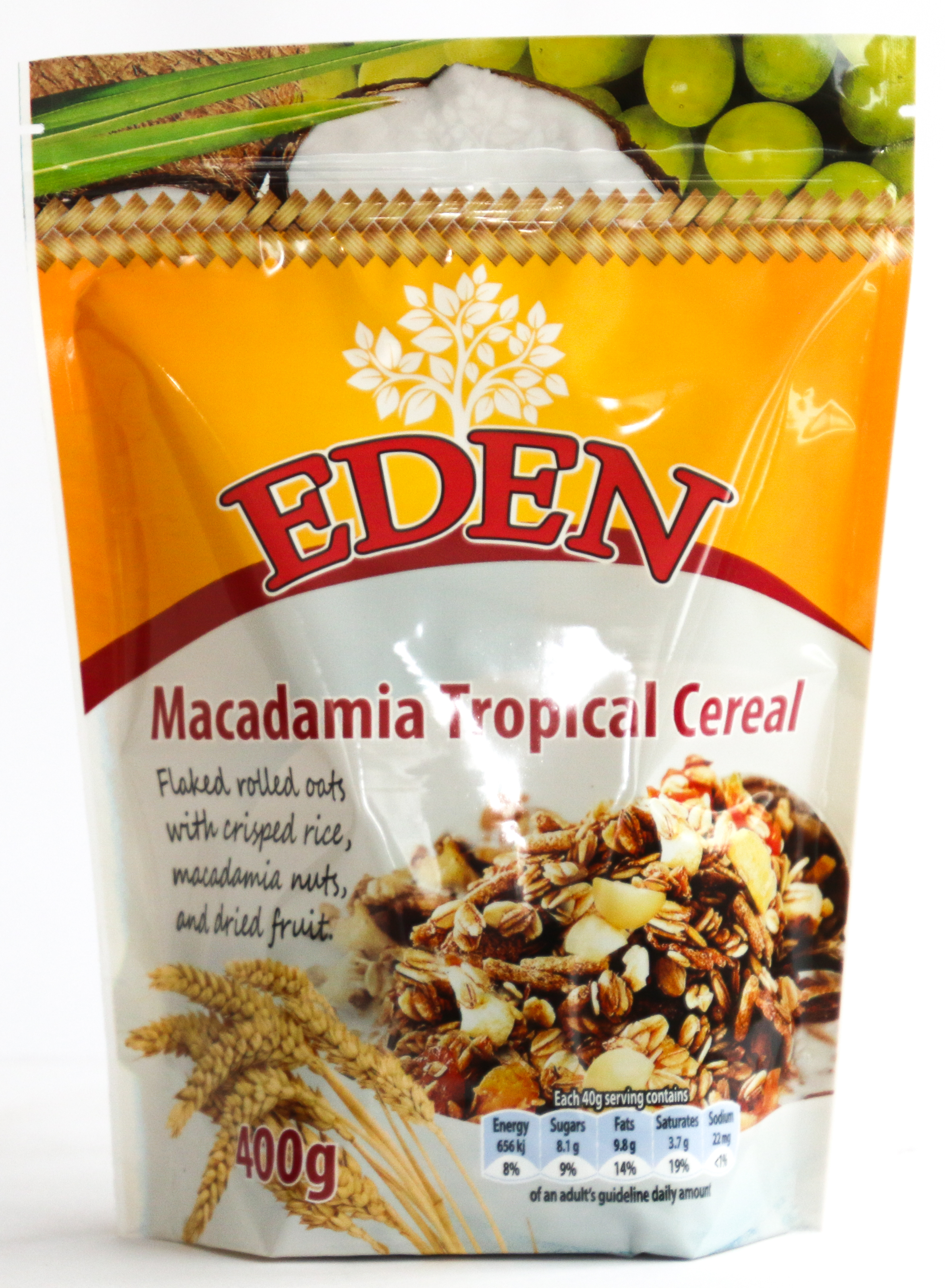 EDEN Macademia Cereal Tropical 400g