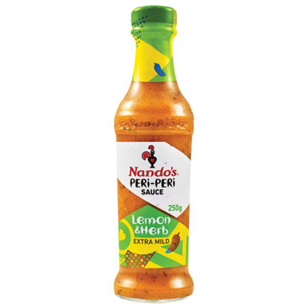 NANDOS LEMON&HERB PERI PERI SAUCE 250ml