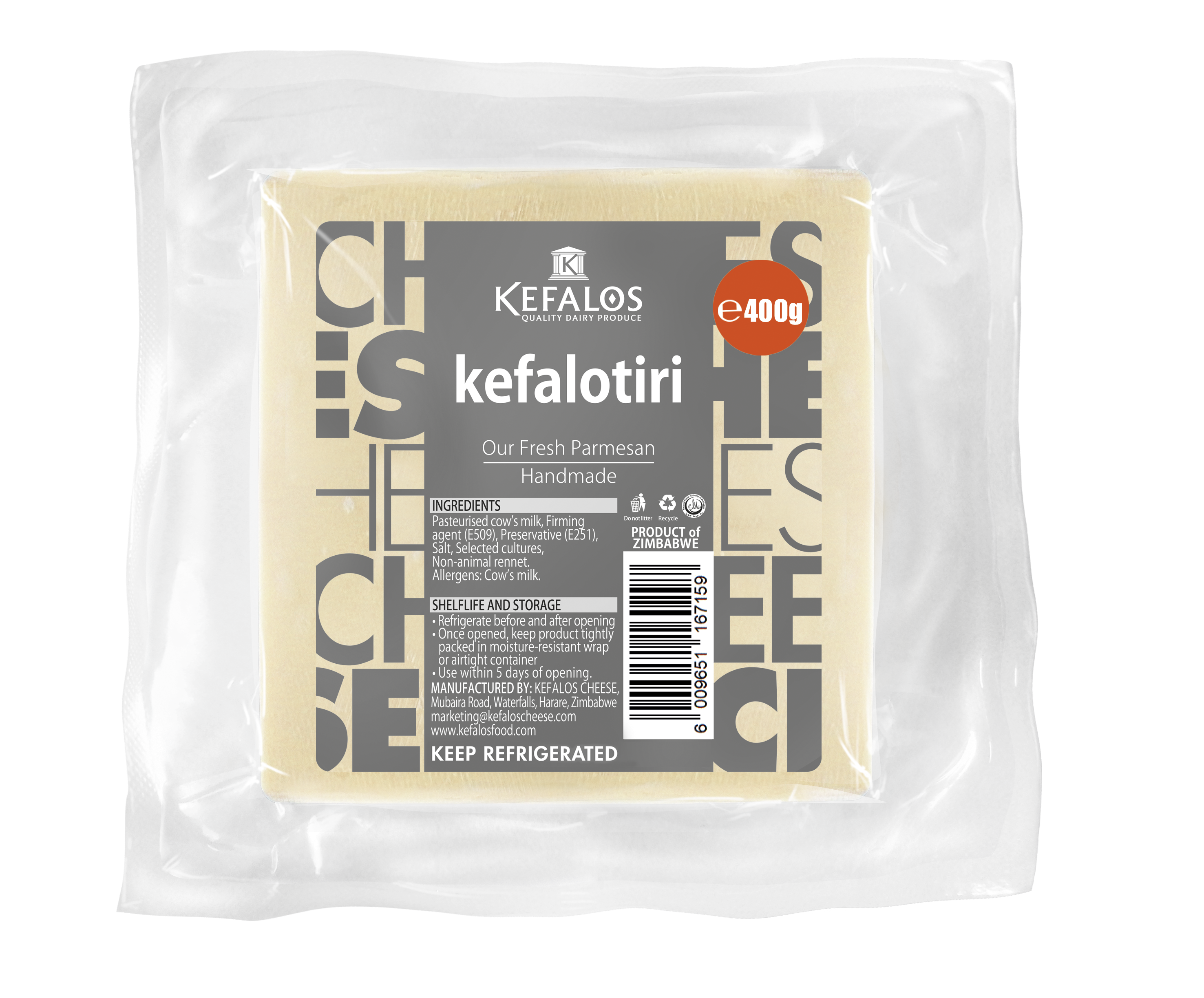 KEFALOS Kefalotiri Parmesan Style Cheese 200g
