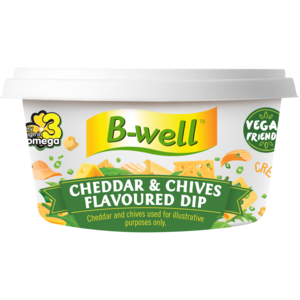 B-WELL Cheddar & Chives Dip 125g