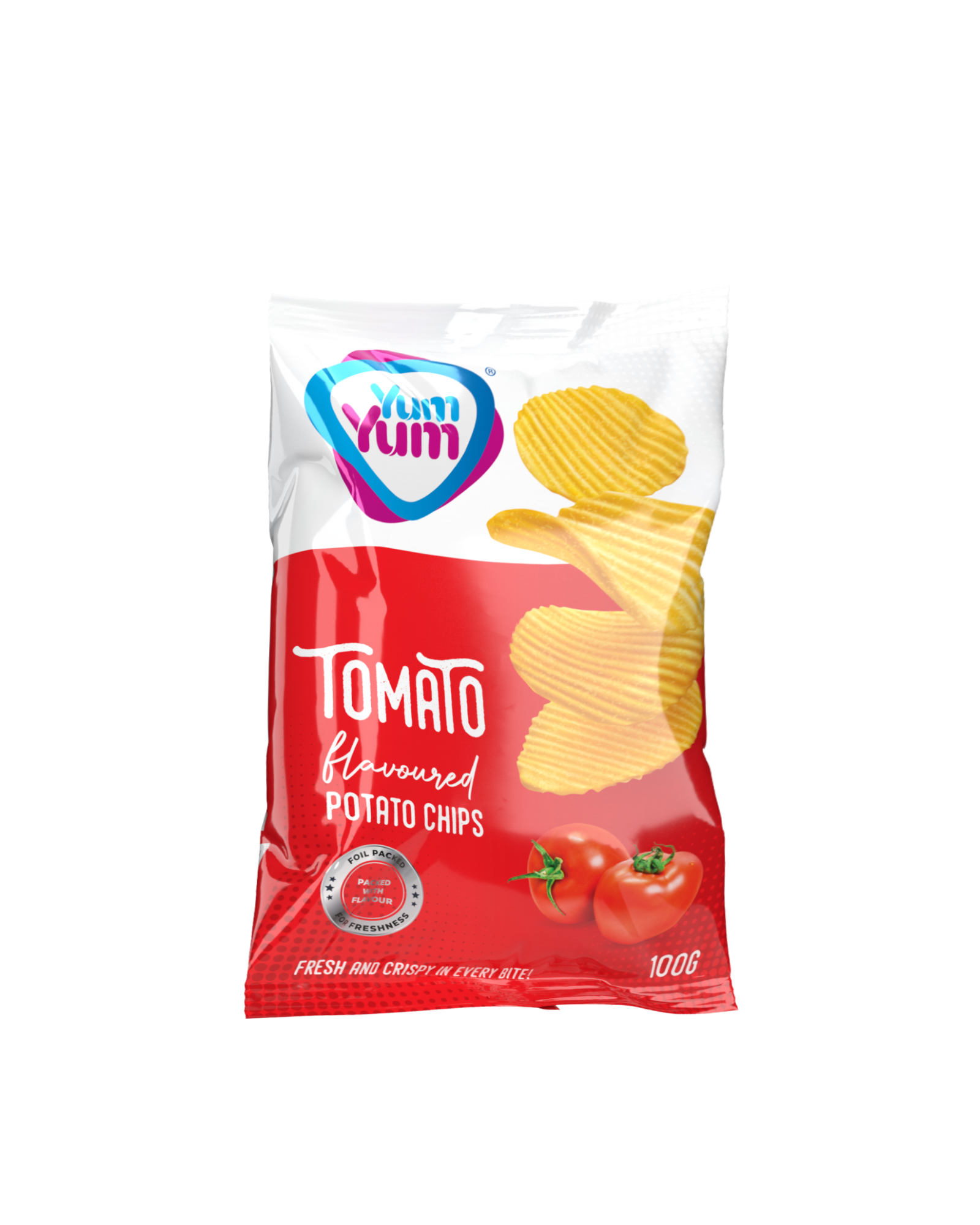 YUM YUM Potato Chips Tomato 100g
