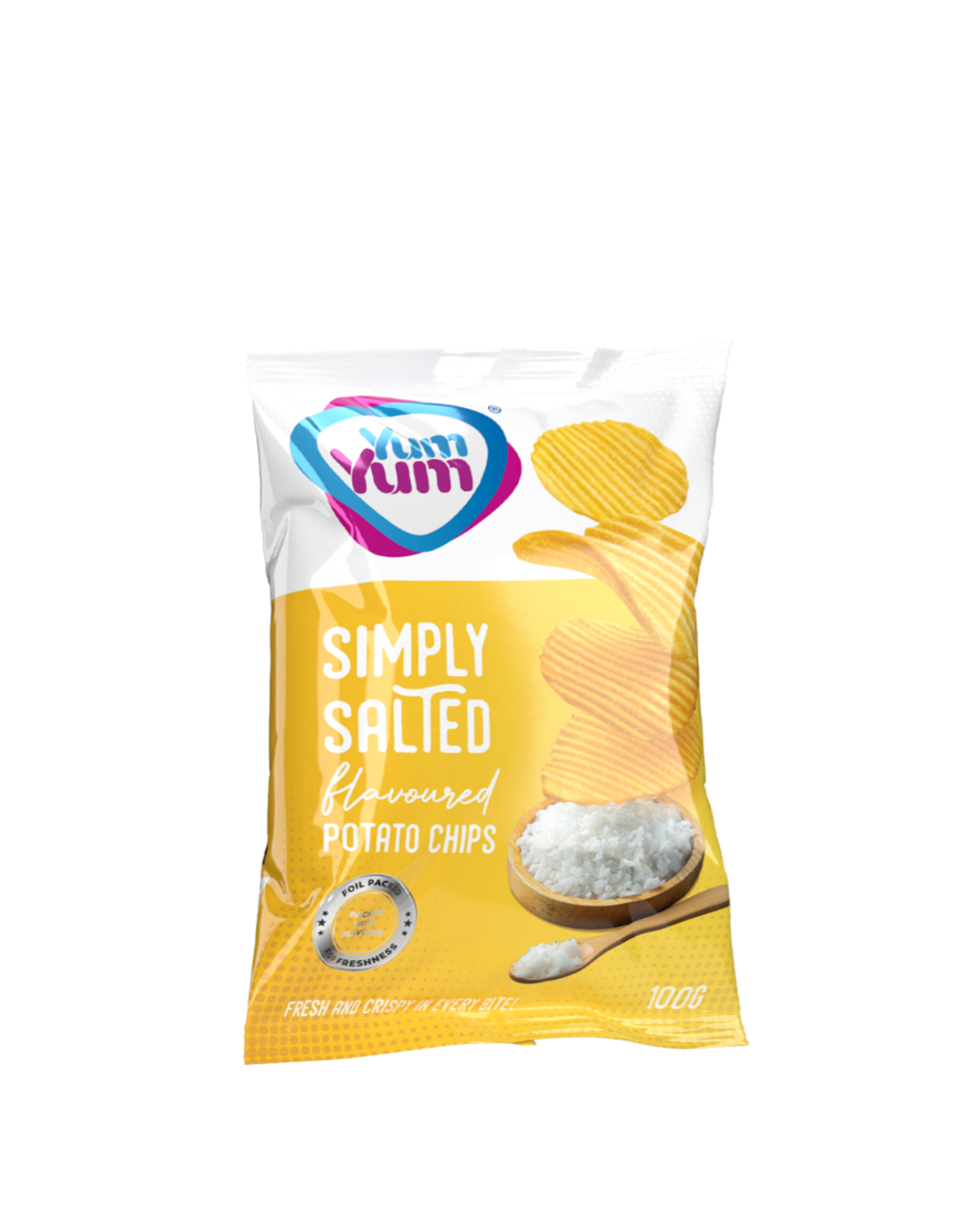 YUM YUM Potato Chips Simply Salted 100g