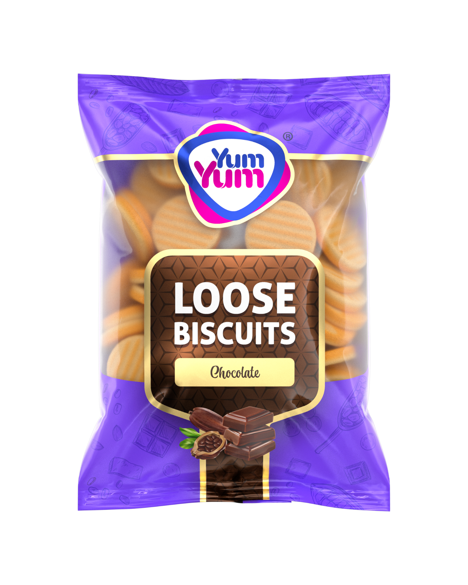 YUM YUM Loose Biscuits Chocolate 500g