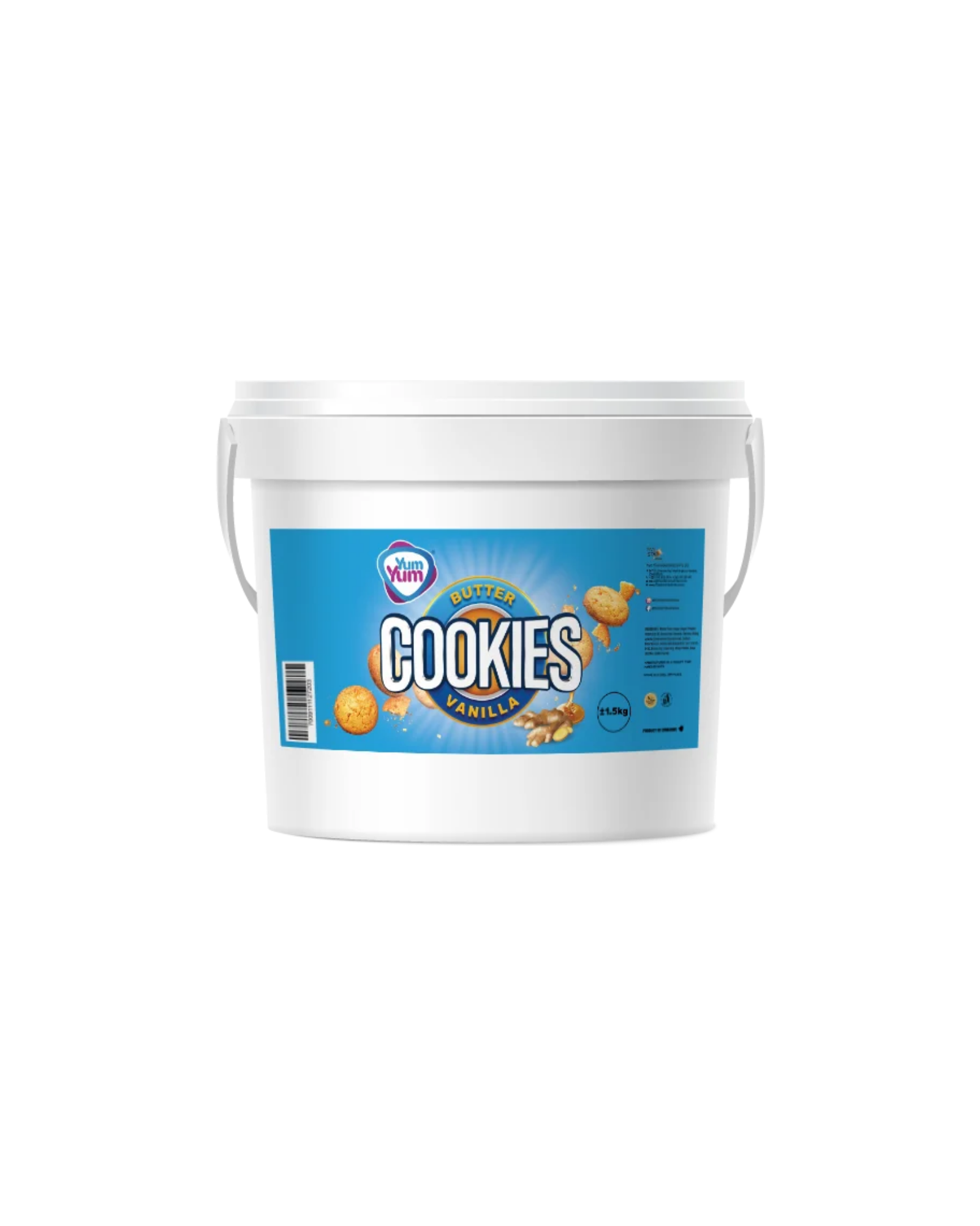 YUM YUM Cookie Bucket Butter Vanilla 1.5kg