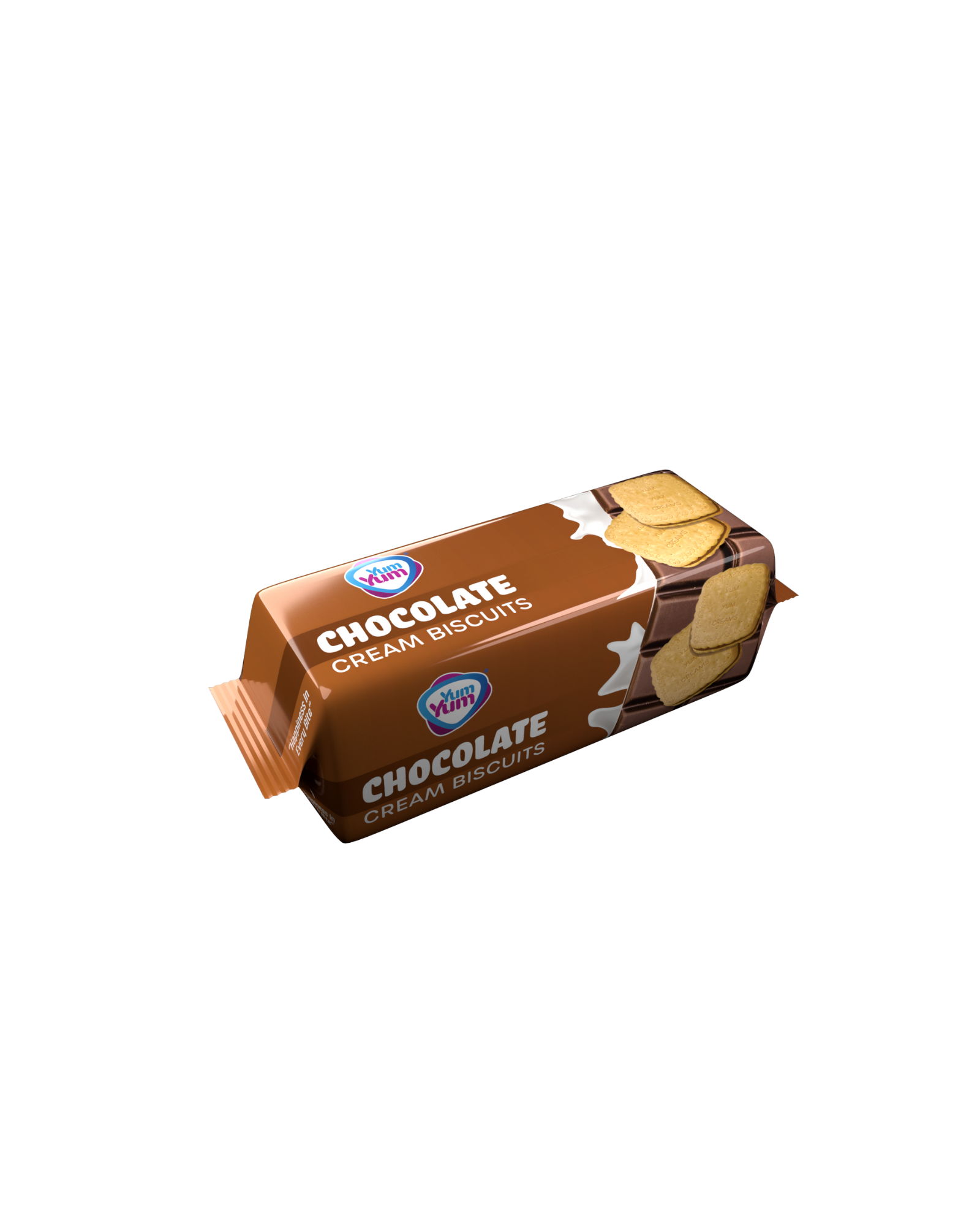 YUM YUM Square Cream Biscuits Chocolate 150g
