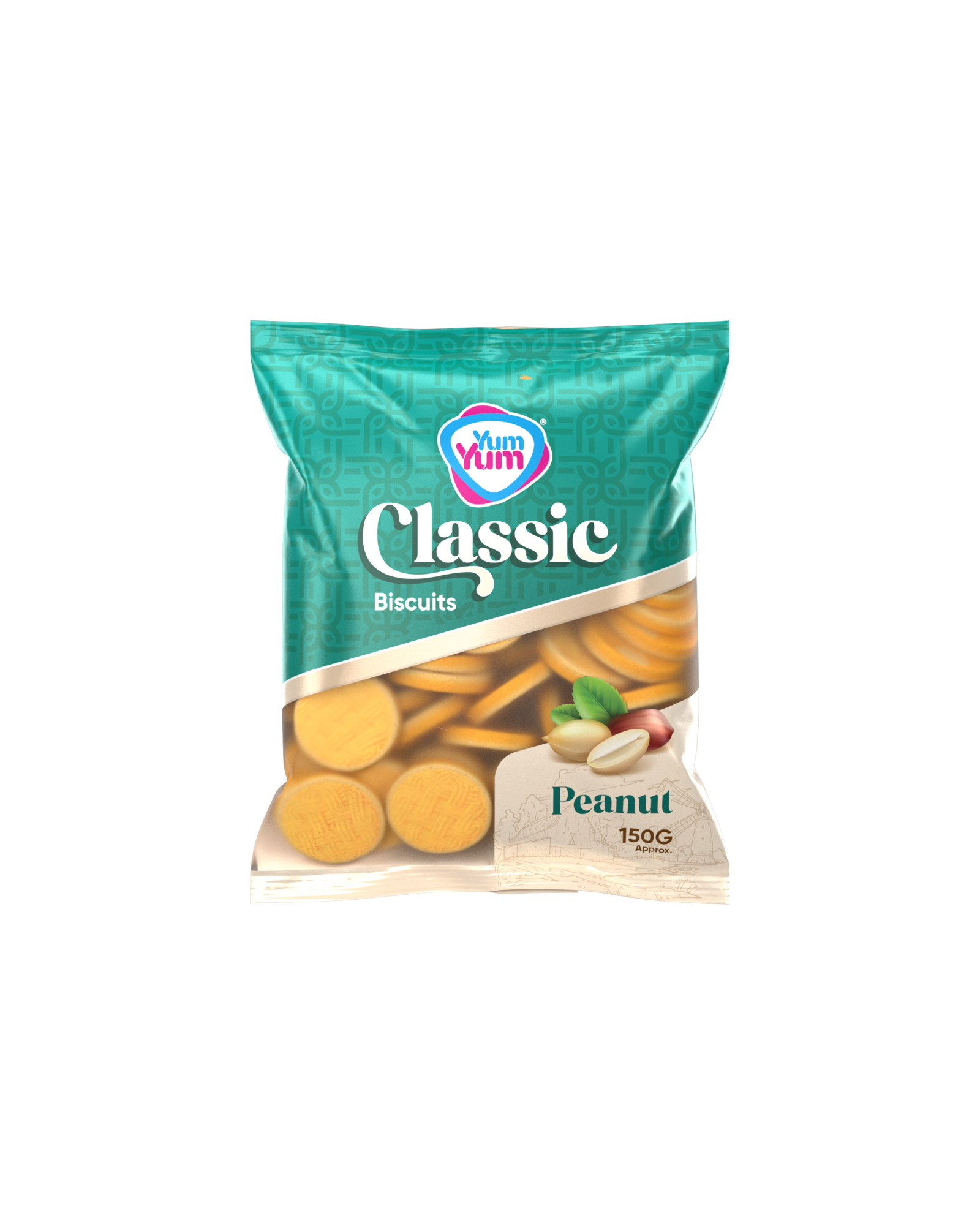 YUM YUM Classic Biscuits Peanut 150g