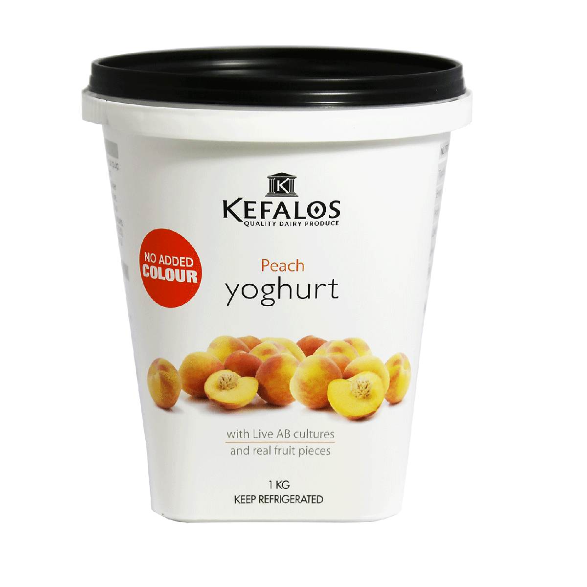 KEFALOS Peach Fruit Yoghurt 1kg