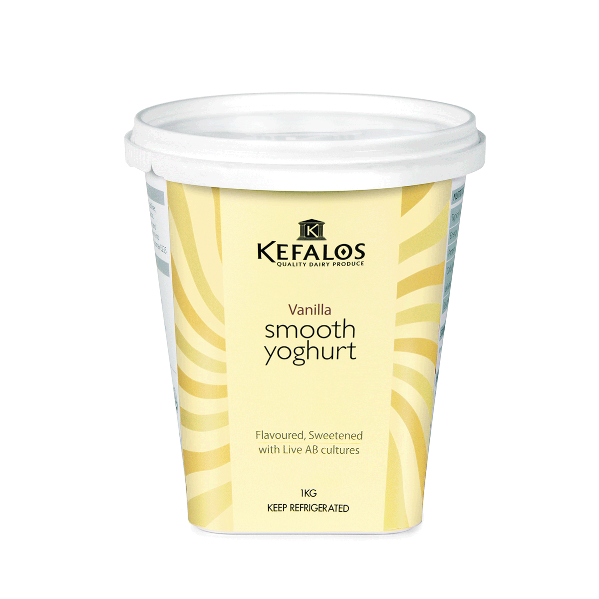 KEFALOS Smooth Vanilla Yoghurt 1Kg