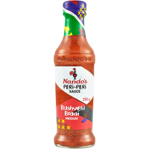 NANDO'S BUSHVELD BRAAI PERI-PERI SAUCE 250ml x 6