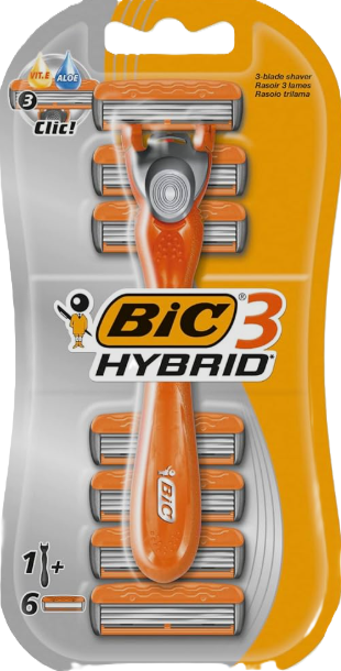 BIC Easy Triple Blade Blister 6's