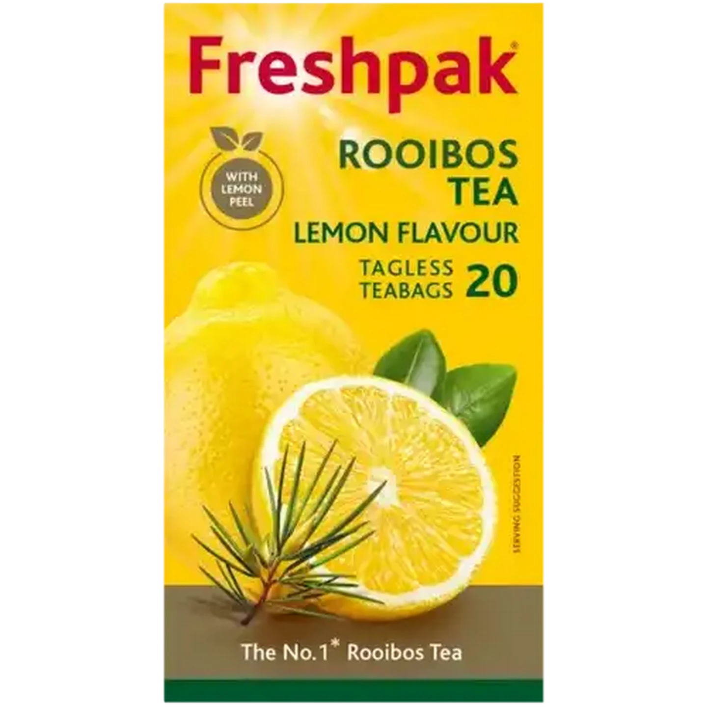 FRESHPAK Rooibos Tagless Teabags Lemon 20s