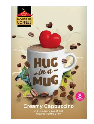 HOC HUG IN A MUG Creamy Cappuccino 24g x 8