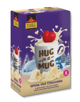 HOC HUG IN A MUG White Hot Chocolate 24g x 8