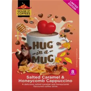 HOC HUG IN A MUG Salted Caramel Cappuccino 24g x 8