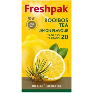 FRESHPAK Rooibos Tagless Teabags Lemon 20s