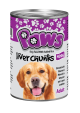 PAWS Dog Food Tin - Liver Chunks 420g