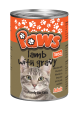 PAWS Cat Food Tin - Lamb & Gravy 385g