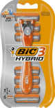 BIC Easy Triple Blade Blister 6's